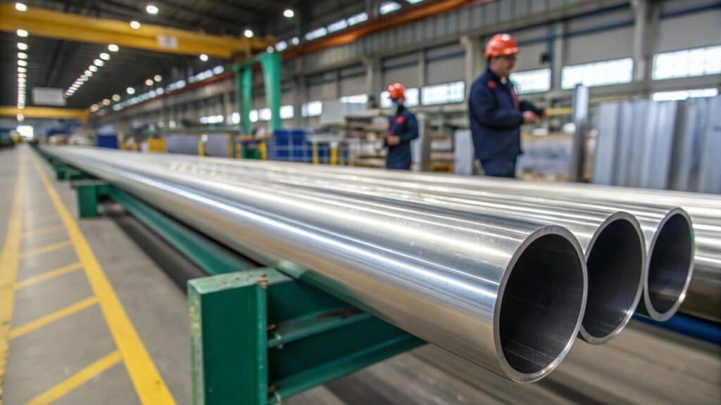 An animated diagram showing the grain flow of metal being shaped and aligned within a forging die.